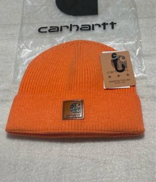 Gorro Carhartt Algodón Naranja Sin Usar