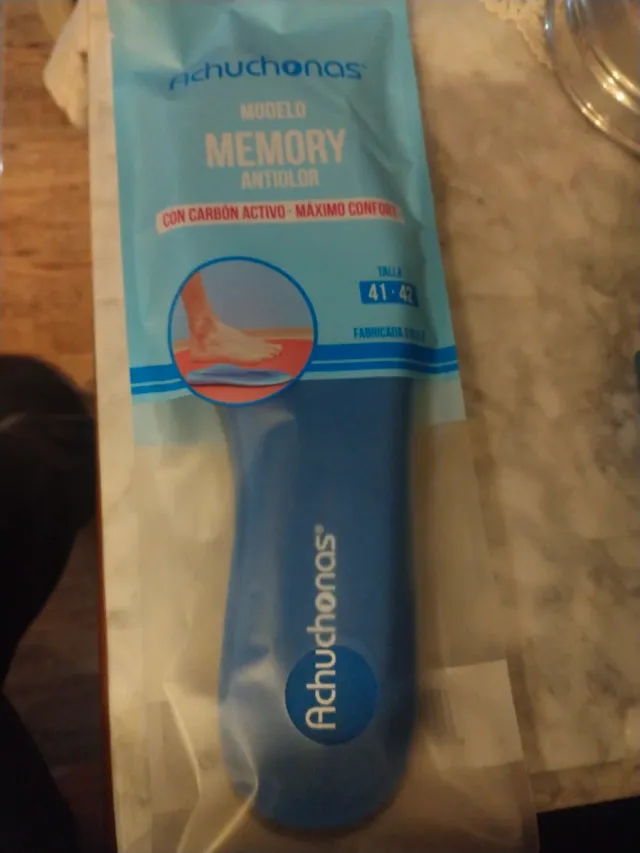 Plantillas Achuchonas Memory Antiolor Talla 41-42