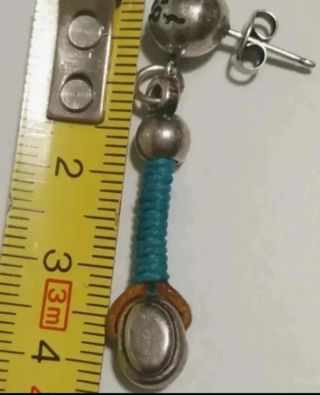 Pendientes Ciclon y Viceroy Plata y Verde