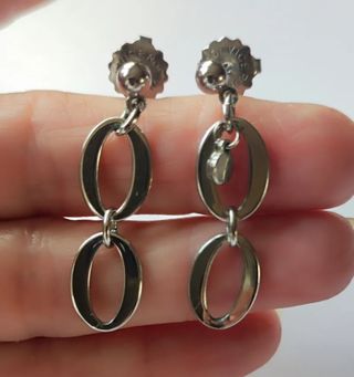 Pendientes Ciclon y Viceroy Plata y Verde