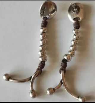 Pendientes Ciclon y Viceroy Plata y Verde