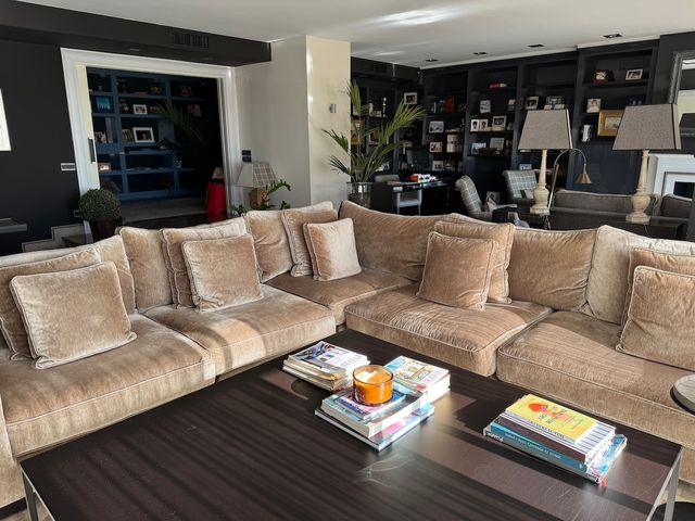 Sofá modular L beige