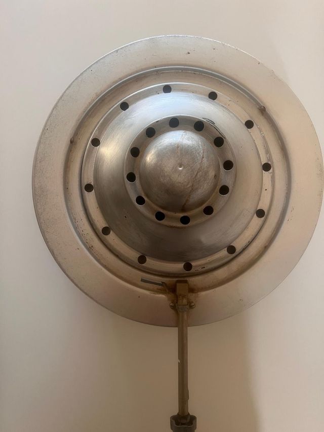 Brasero de butano metálico