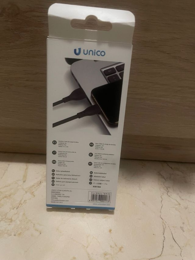 Cable Carga y Datos iPhone Unico CB9017 2.4A