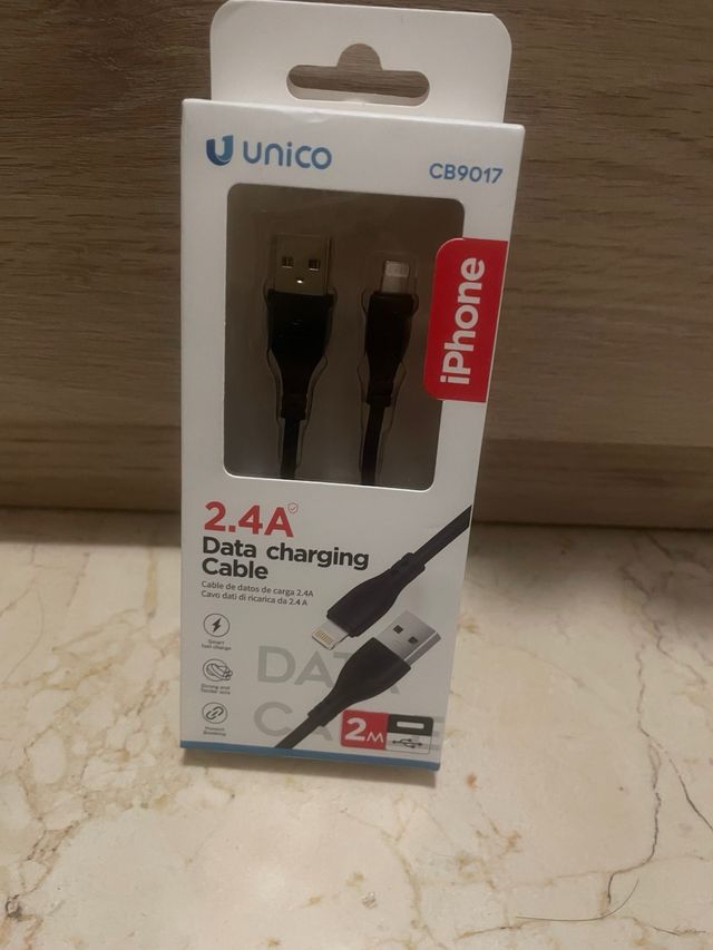 Cable Carga y Datos iPhone Unico CB9017 2.4A