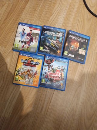 Jogos PS Vita: FIFA 15, Wipeout, Minecraft, Little