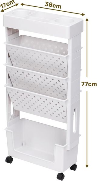 Estantería con Ruedas 5 Niveles