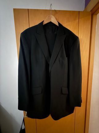 Traje Novio Levita Talla 60 Negro