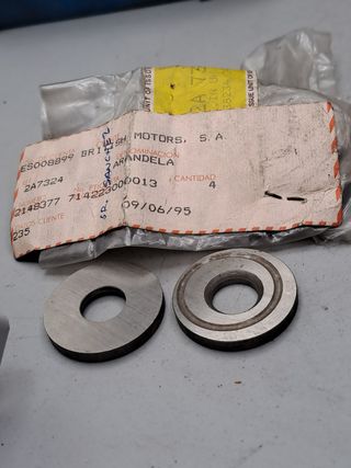 2x Arandelas Eje Suspensión Rover Mini 2A7324