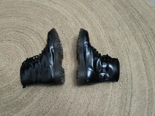 Botas Coronel Tapioca tipo Martens Negras