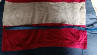 Jersey Hollister Rayas Beige y Rosa Talla S