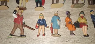 Set di figure personaggi modelli treni