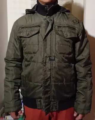 Chaqueta acolchada Jack&Jones caqui hombre