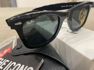 Ray-Ban Wayfarer ORB2140 Nero Lenti G-15 
