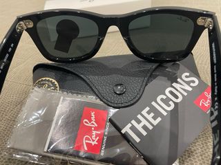 Ray-Ban Wayfarer ORB2140 Nero Lenti G-15 