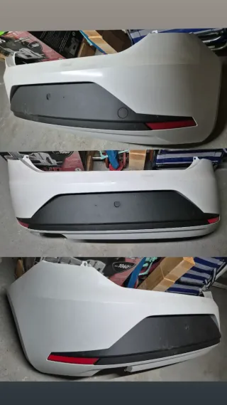Paragolpes trasero blanco Leon fr 5f mk3 2012-16


