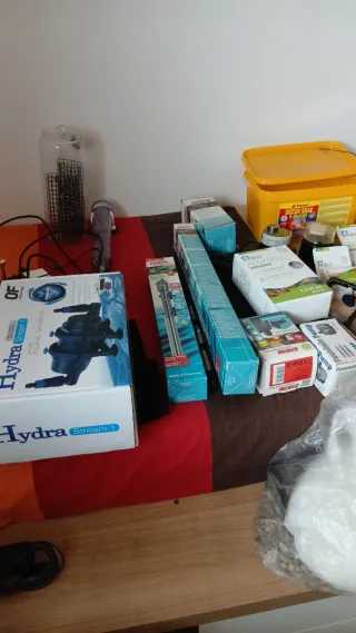 Accesorios para acuario : Filtros Hydra, termostat