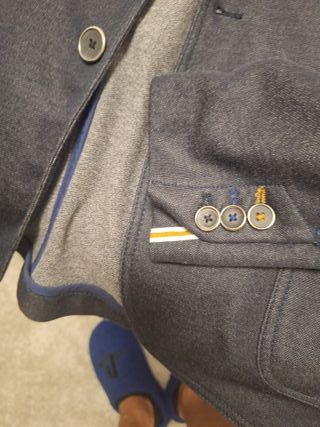 Americana azul marino