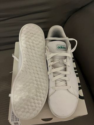 Zapatillas Adidas Unisex Blancas y Verdes