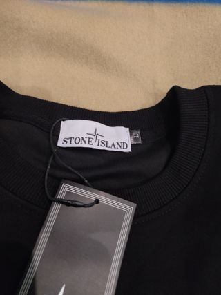 Sudadera Stone Island Negra Talla L