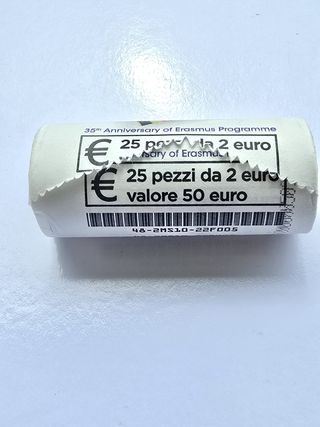 Set monete 2 euro Giubileo 2025 - Erasmus