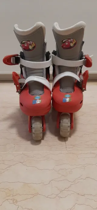 Pattini a rotelle Cars 3 ruote regolabili
