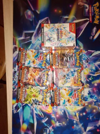 Pack Booster y 6 Sobres Pokémon Inglés prismatic 