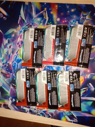 Pack Booster y 6 Sobres Pokémon Inglés prismatic 