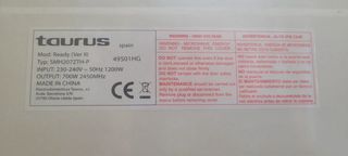 Microondas Taurus 20L Blanco