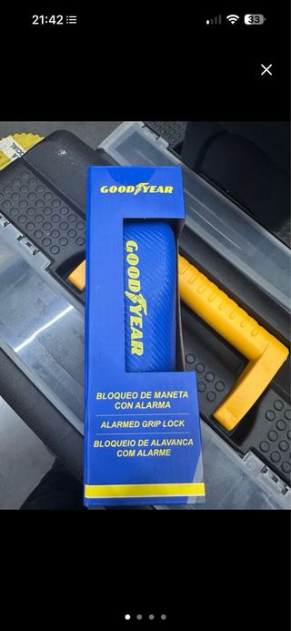 Candado Freno Moto Goodyear con Alarma