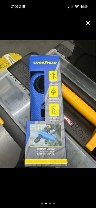 Candado Freno Moto Goodyear con Alarma