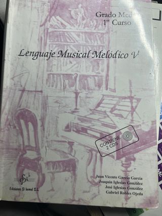 Lenguaje Musical Melódico V - Grado Medio 1 Curso