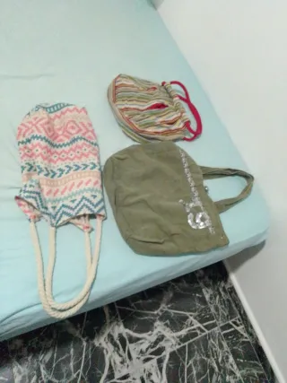 Lote 3 bolsos mujer