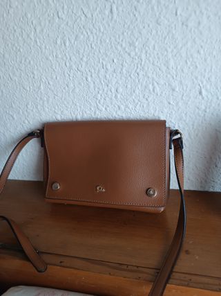 Bolso bandolera elegante color marron