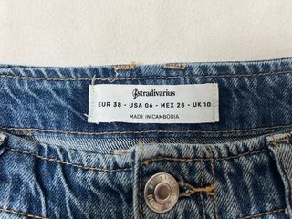Falda vaquera MIDI azul