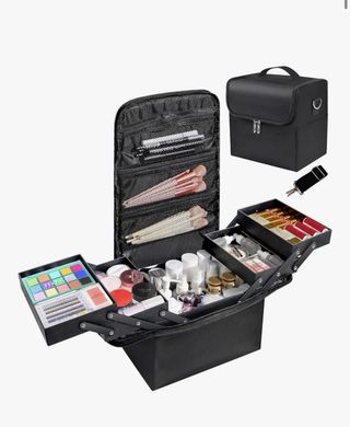 Maletín Organizador Maquillaje Negro