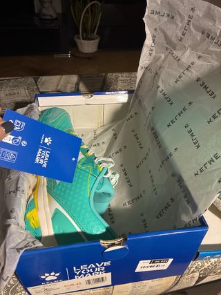 Zapatillas Kelme Stiletto Verde Agua Marina