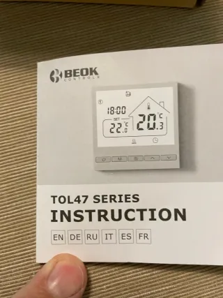 Termostato Beok TOL47 Serie Wifi Caldaia