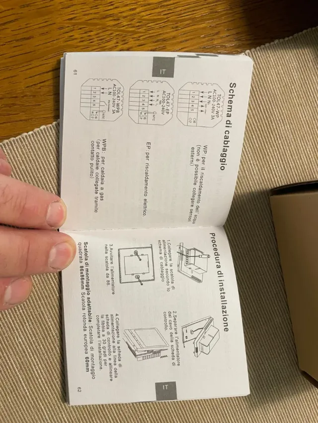 Termostato Beok TOL47 Serie Wifi Caldaia