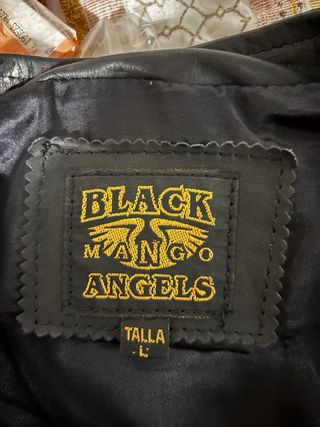 Chaleco de cuero Black Angels