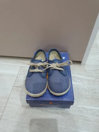 Zapatos niño azul número 25