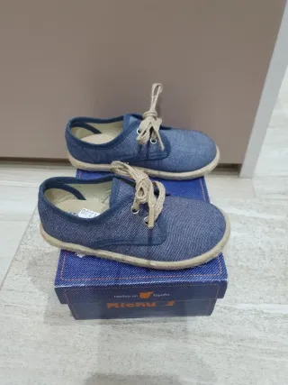 Zapatos niño azul número 25
