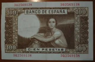 Billete 100 pesetas Banco de España 1953