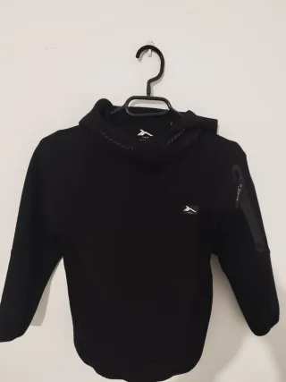 Sudadera negra niño talla 8