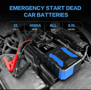 Arrancador Coche Portátil 4 en 1 NUEVO