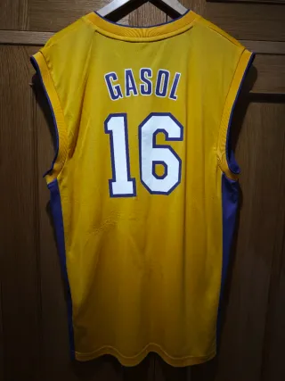 Camiseta oficial Adidas, Pau Gasol, L.A.Lakers #16