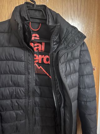 Plumas Superdry Negro Talla L