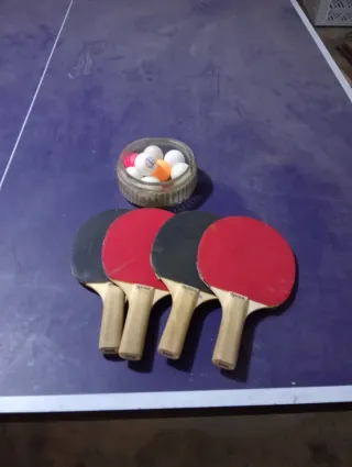 Mesa Ping Pong + Palas y Pelotas