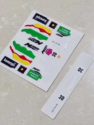 Scalextric Calcomanías minardi