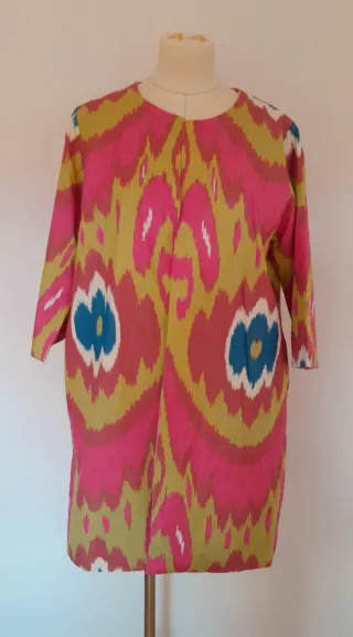 Chaqueta  ikat de Uzbekistán